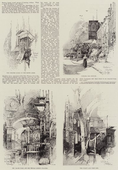 Chelsea Old Church by Herbert Railton